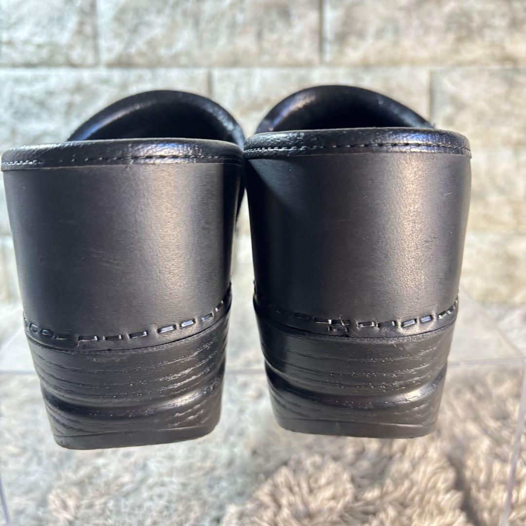 美品❣️DANSKO ダンスコ クロッグ サボサンダル 本革 レザー 箱付属✨