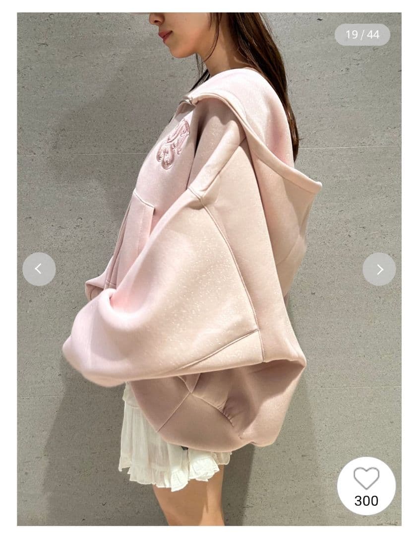 SNIDEL　ボリュームパーカー