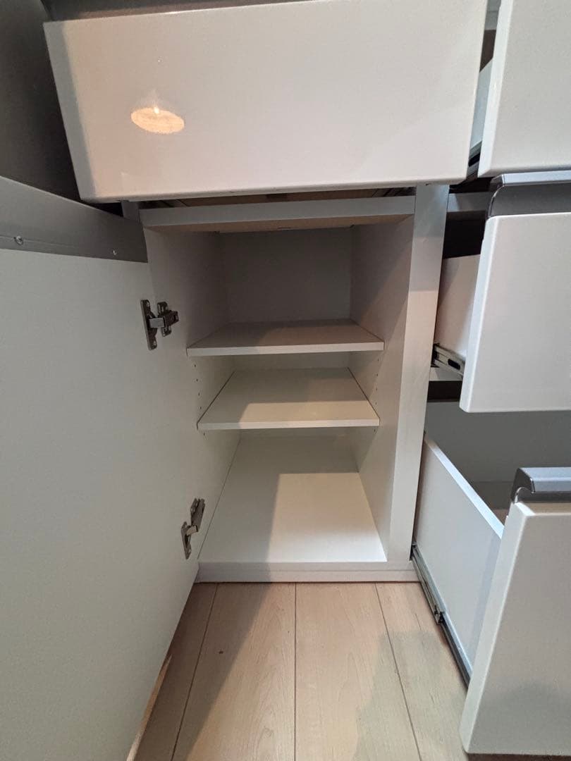 ニトリキッチンカウンター（キュリー2 120CT WH）