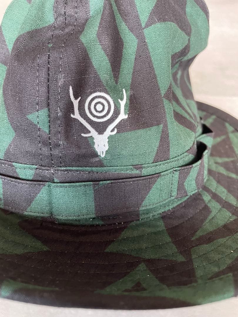 south2west8 ジャングルハット幾何学模様 未使用品