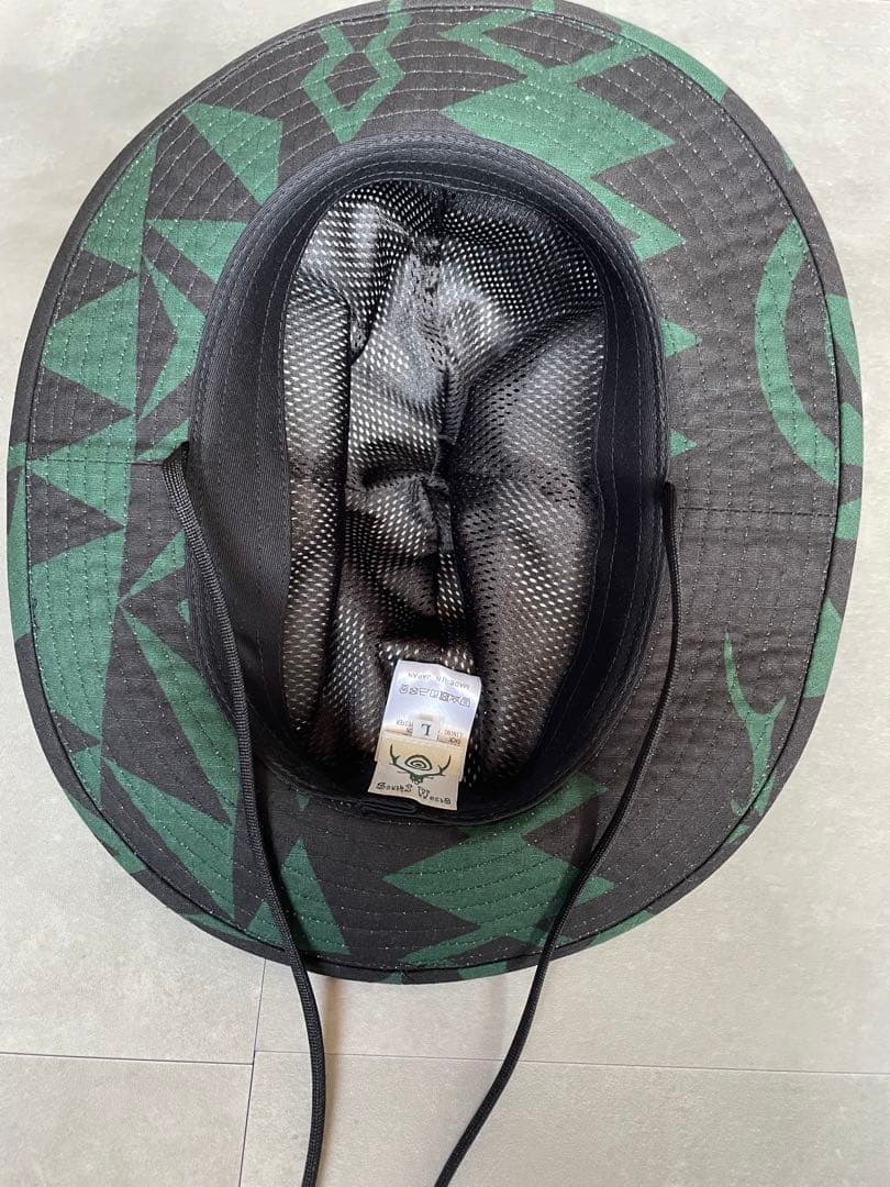 south2west8 ジャングルハット幾何学模様 未使用品