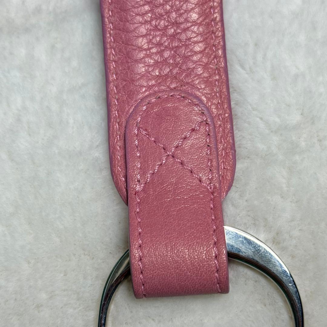 希少 美品 Christian Dior ピンク 刺繍 ベルト CD金具