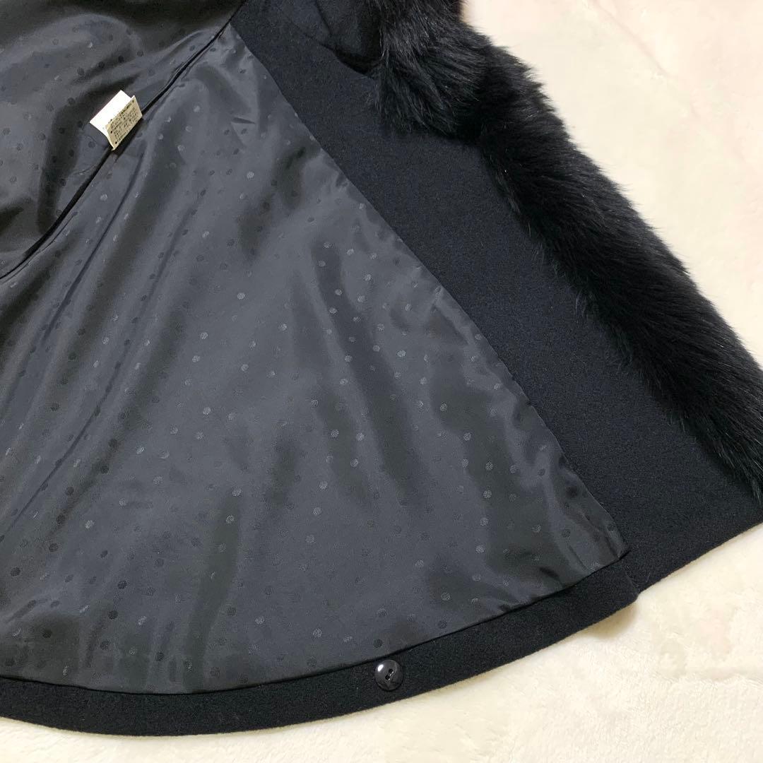 専用 セシルマクビー ポンチョ ショート丈 アンゴラ フォックスファー Y2K