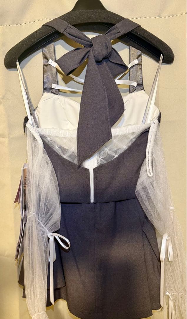 新品未使用セットアップ[an]AOC-3817 キャバドレス クロップドレス