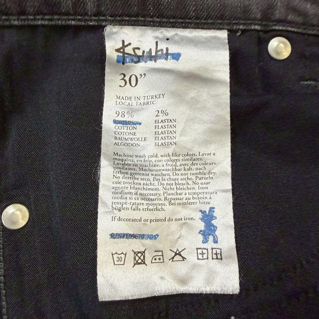 希少【Ksubi】van winkle/ブラックデニムパンツ/Y2K/opium