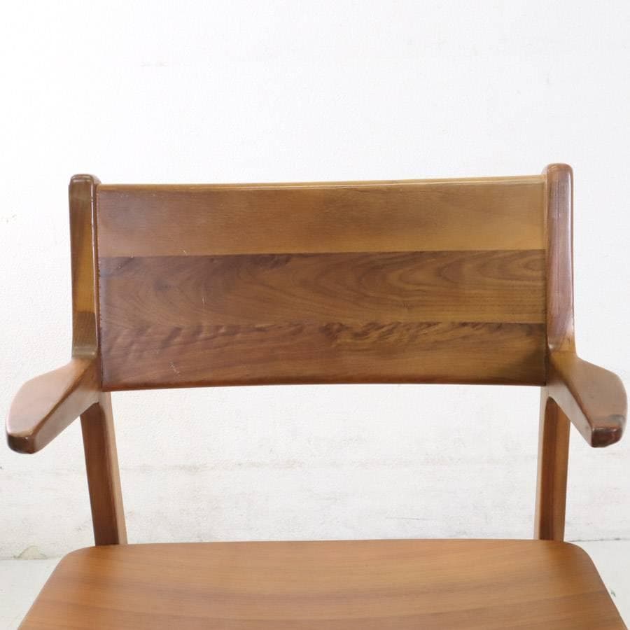 関家具 DCグレン ダイニングチェア ハーフアーム 天然木無垢材 北欧スタイル