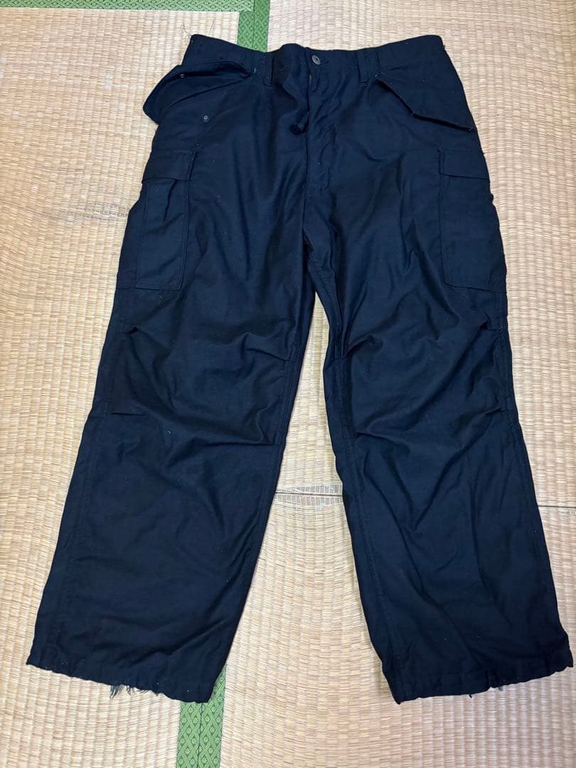 anytee m65 黒染め　カーゴパンツ