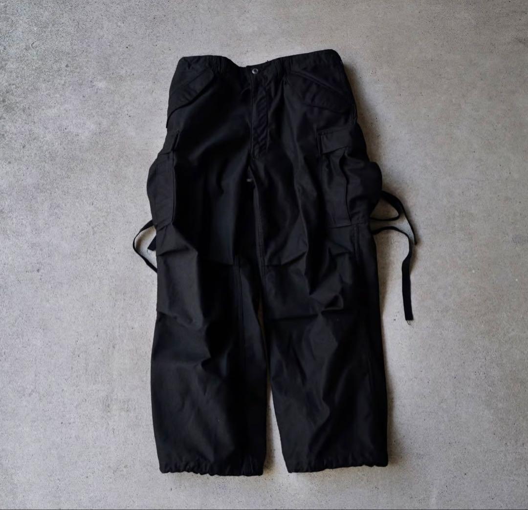 anytee m65 黒染め　カーゴパンツ