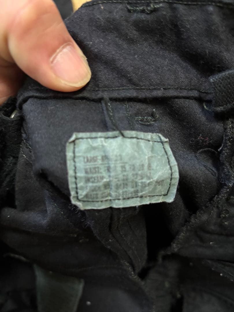 anytee m65 黒染め　カーゴパンツ