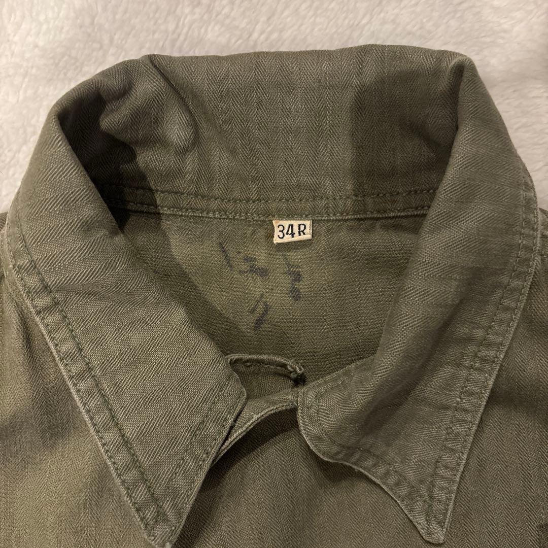 tmsmog1827ステンシル40s〜M-43 ヘリンボーンツイルHBT