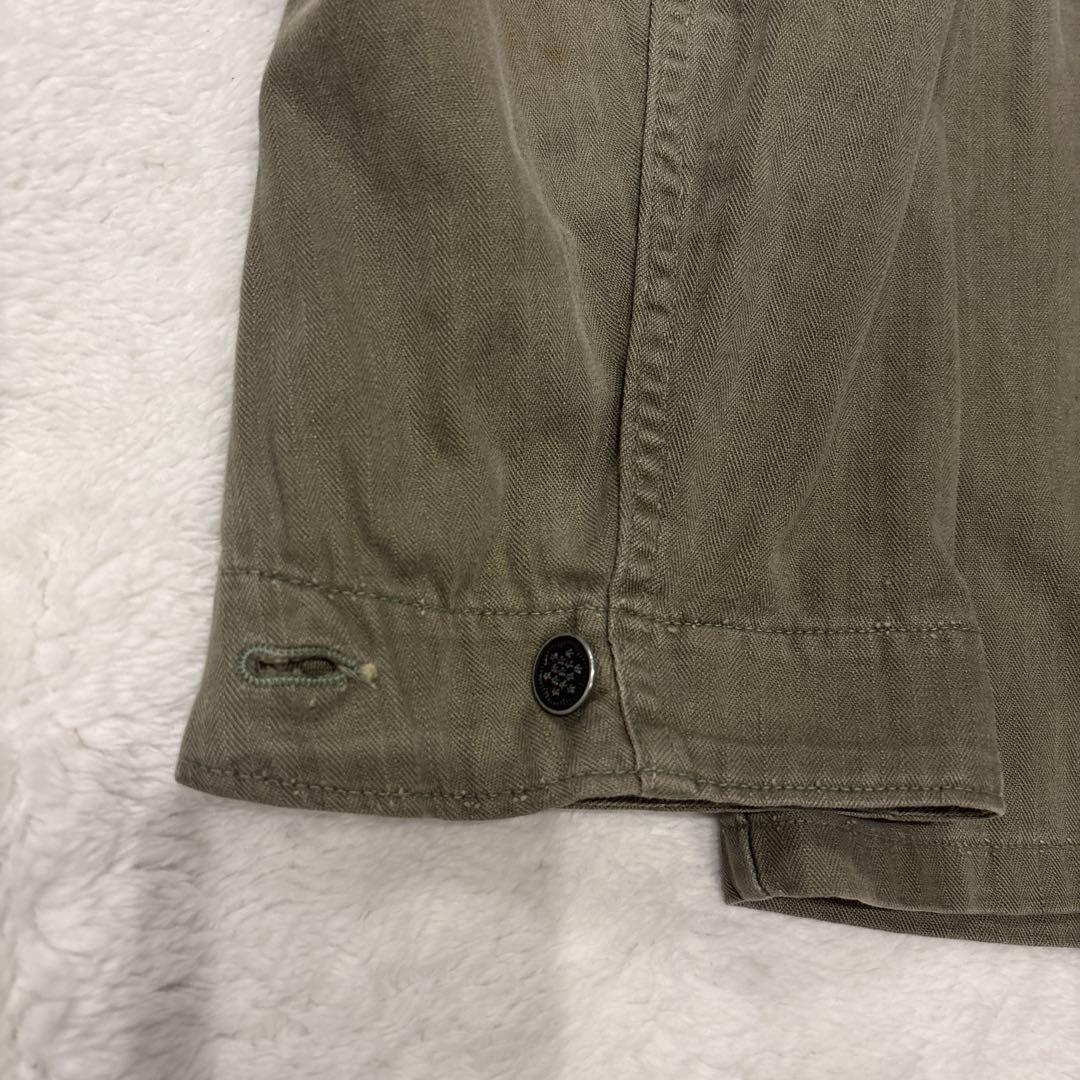 tmsmog1827ステンシル40s〜M-43 ヘリンボーンツイルHBT