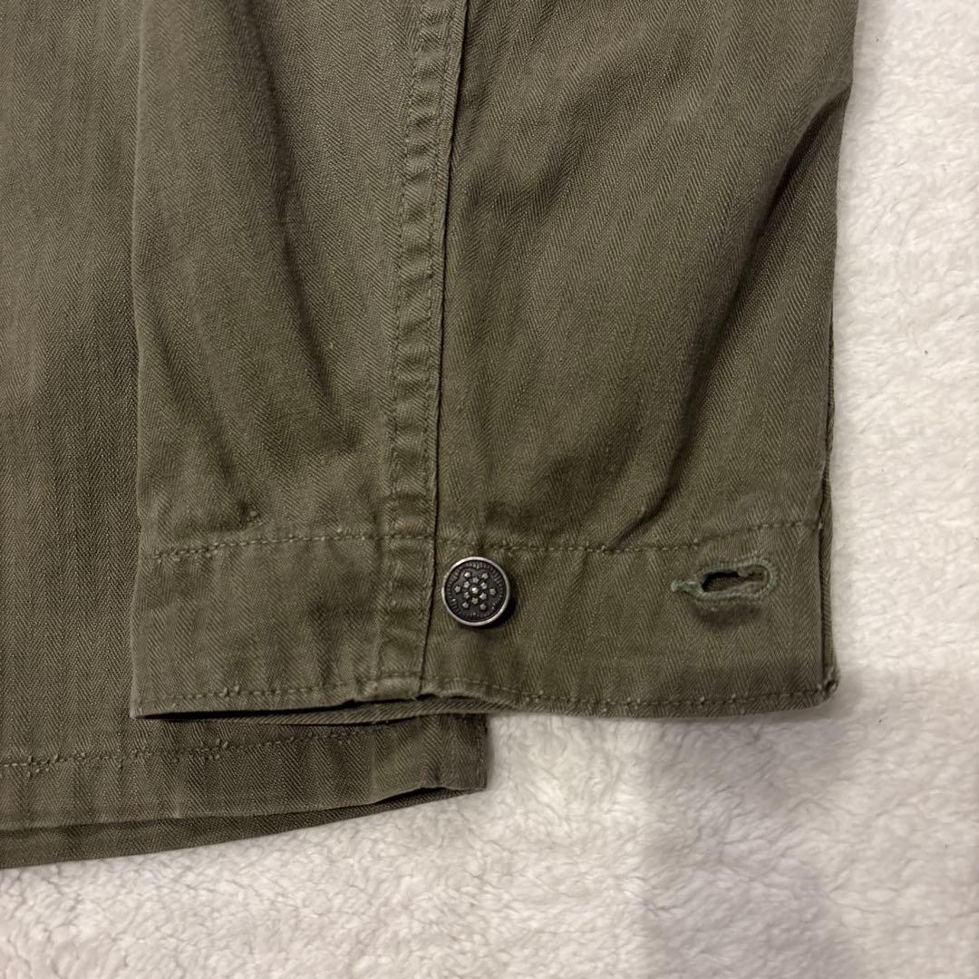 tmsmog1827ステンシル40s〜M-43 ヘリンボーンツイルHBT