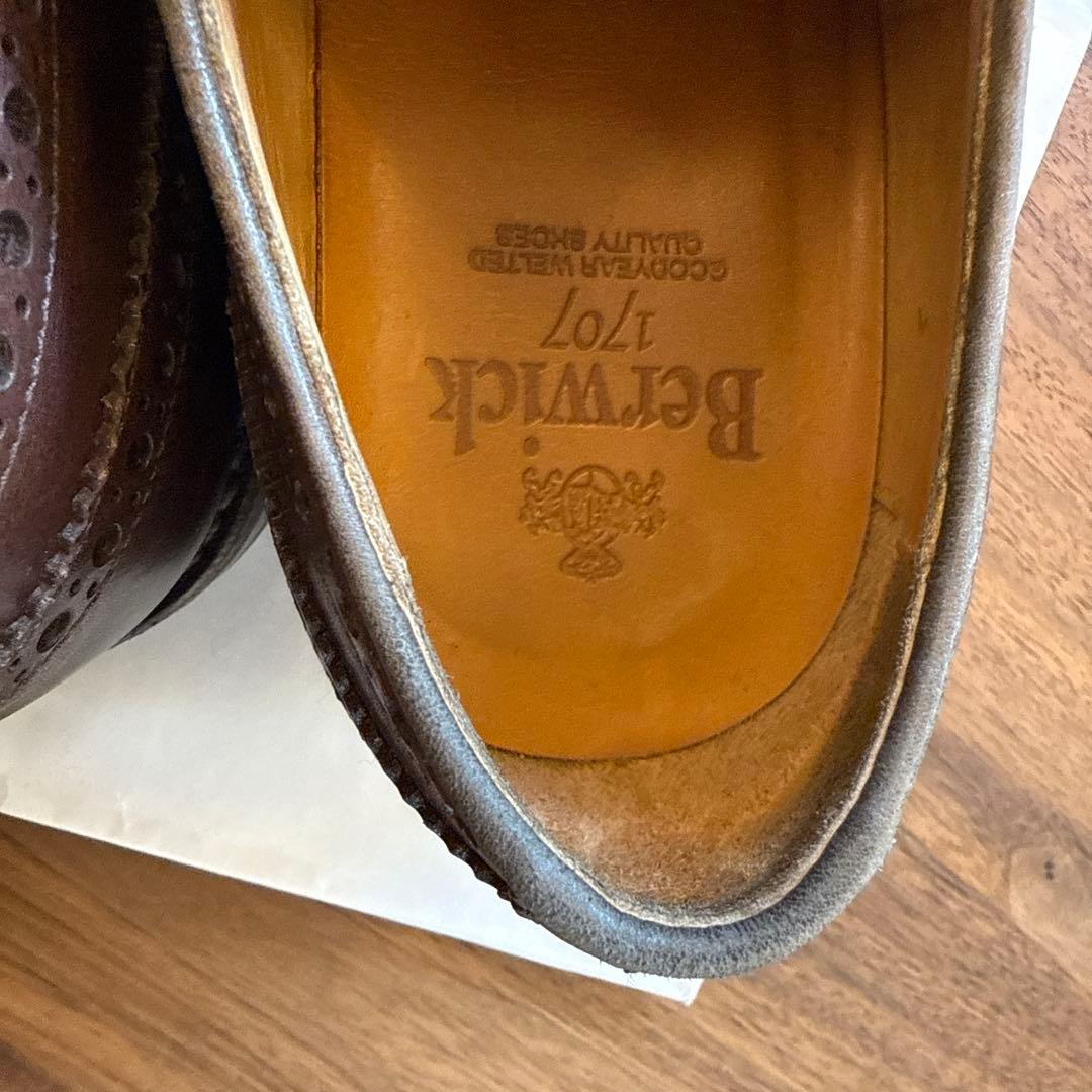 Beltwick 701 ダークブラウン ウィングチップ