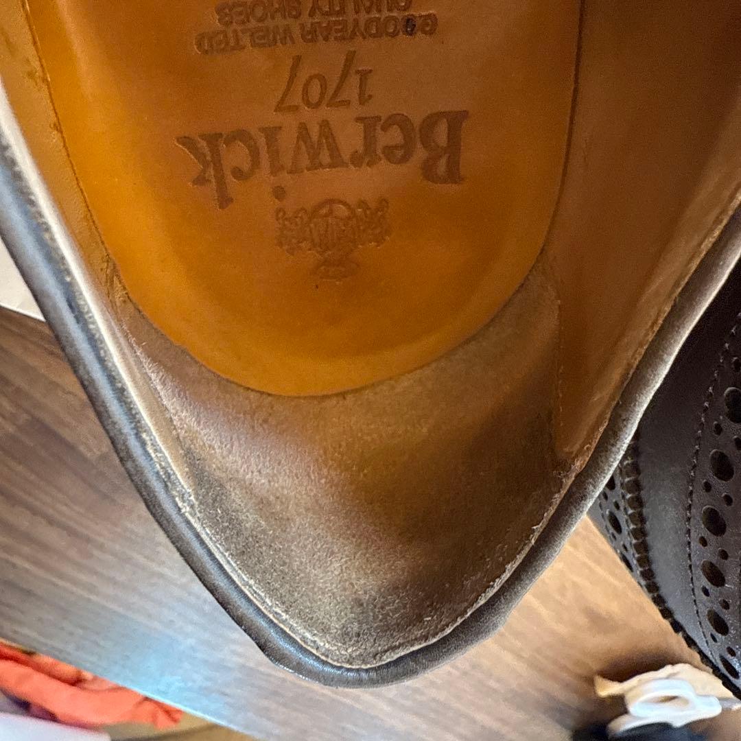 Beltwick 701 ダークブラウン ウィングチップ