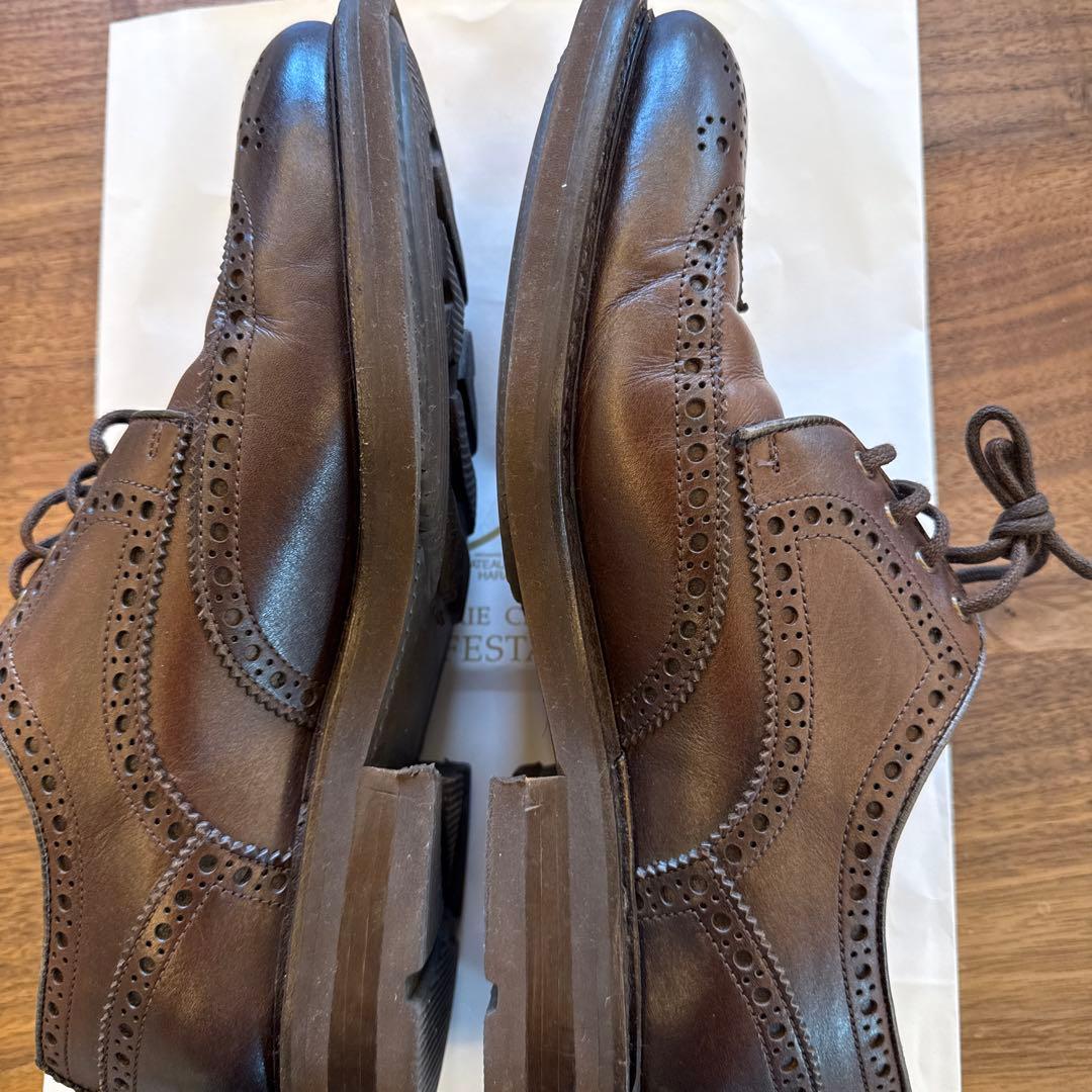 Beltwick 701 ダークブラウン ウィングチップ