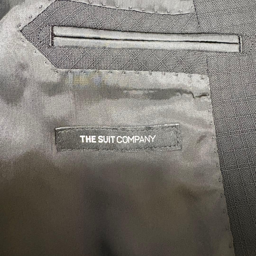 【新品未使用】ザスーツカンパニー セットアップ カノニコ チェック ブラック L