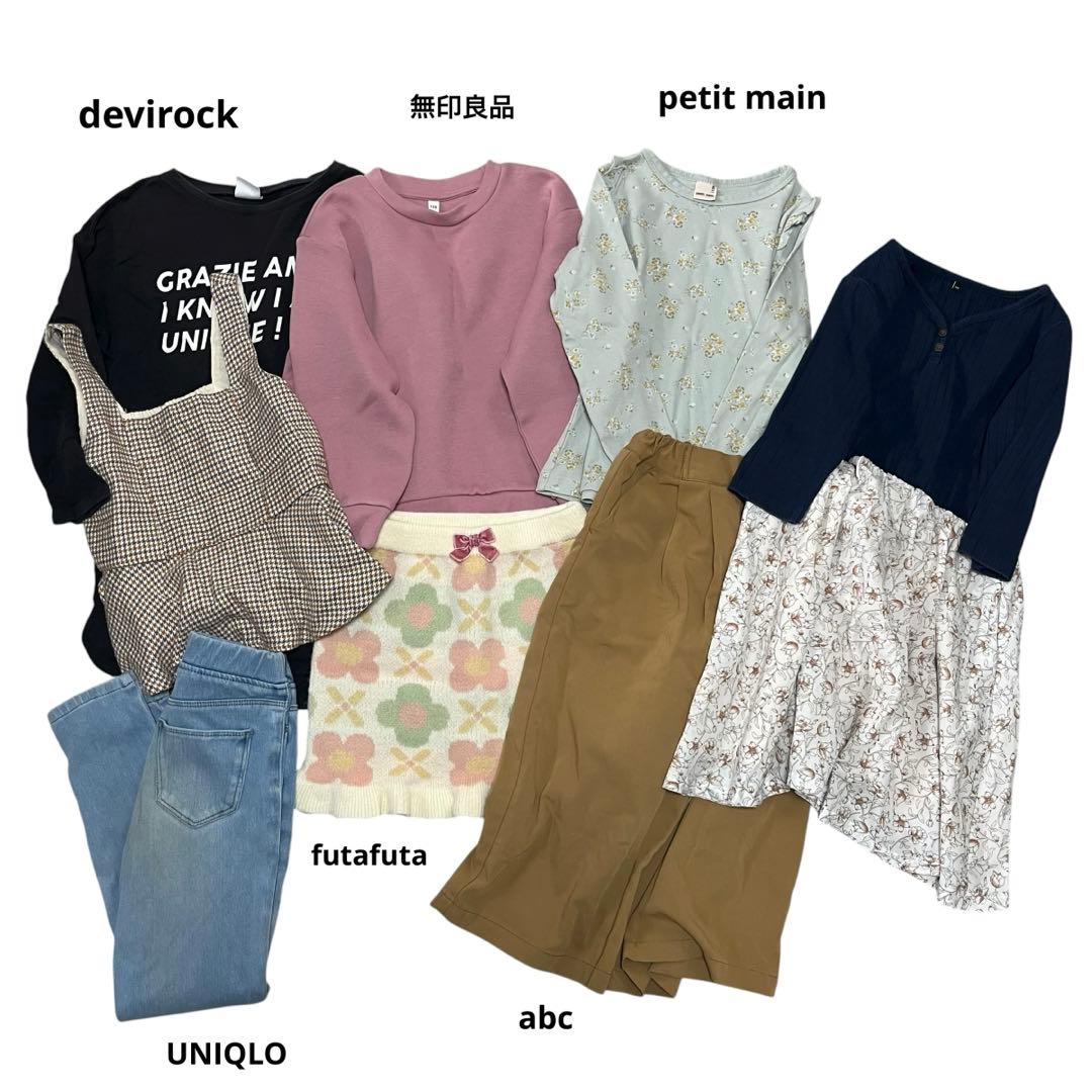 hanaさま　まとめ売り 女の子【120cm32枚】【130㎝30枚春夏】