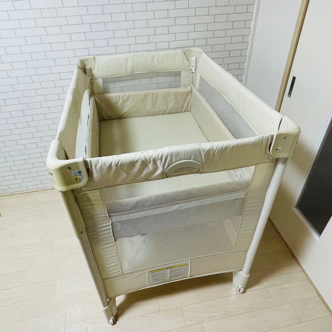 Aprica アップリカ ココネル エアー ベビーベッド 折りたたみ