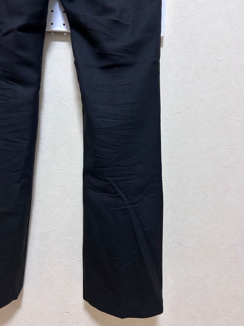 celine セリーヌ　20SS スモーキング　フレアスラックス　側章