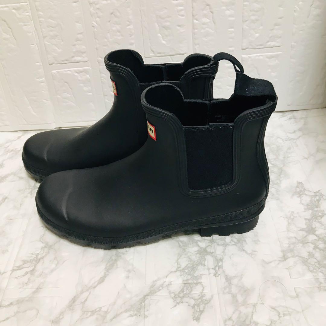 ✨美品✨HUNTER ハンター サイドゴア レインブーツ ブラック 27cm