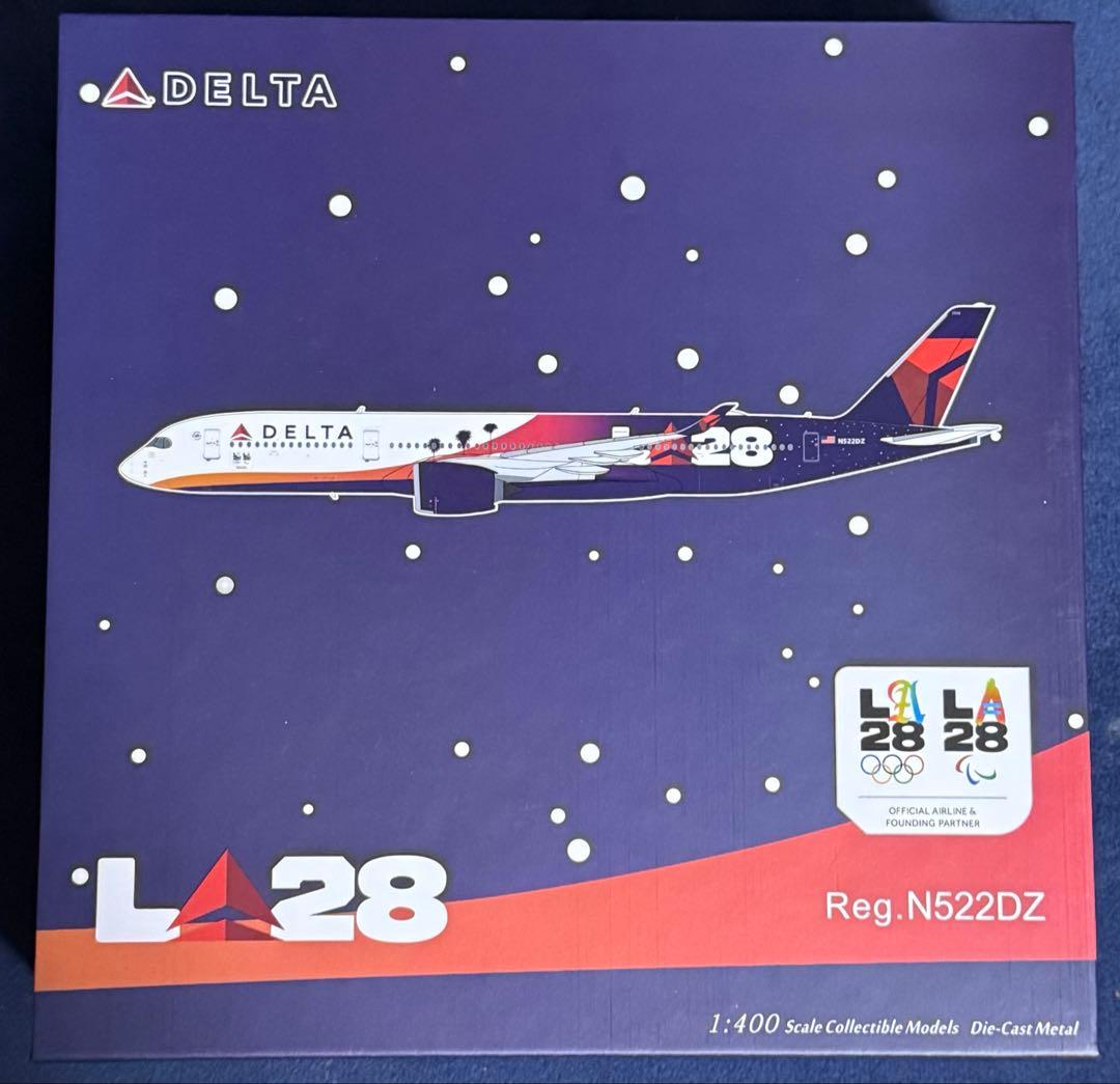 【レア】デルタ航空 A350-900 特別塗装機 1/400 飛行機模型