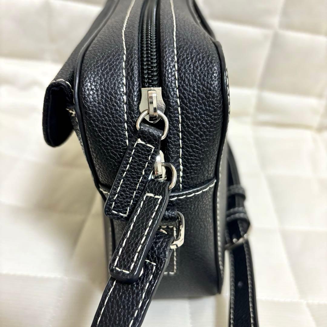 未使用に近い☆agnès b. ブラック　ショルダーバッグ