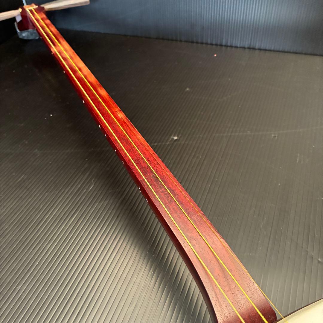 皮破れなし 長唄 三味線 初心者セット 細棹 付属品多数あり