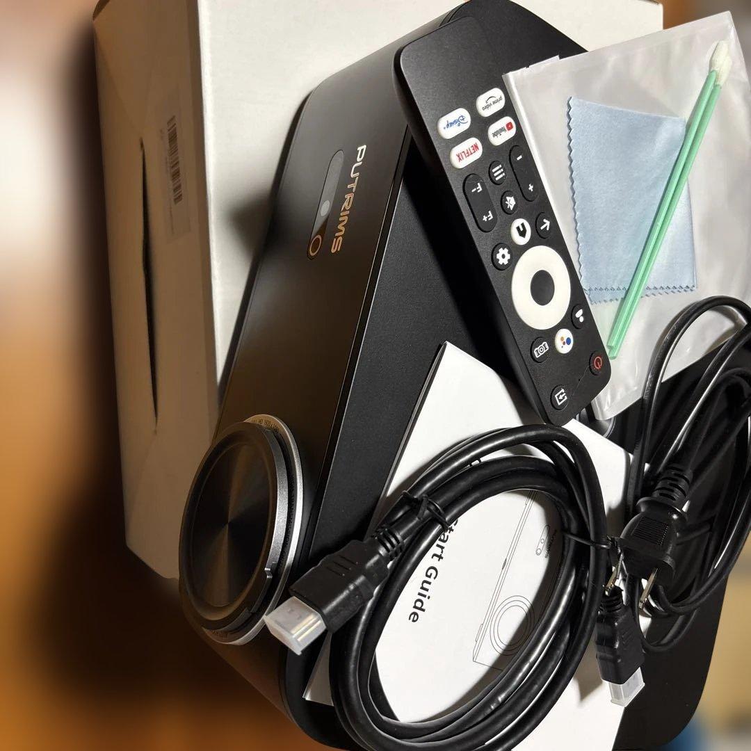 PUTRIMS プロジェクター（Google TV内蔵/オートフォーカス機能）