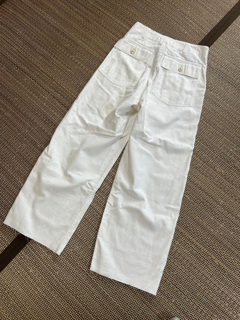 MADISONBLUE ホワイト ワークパンツ 00