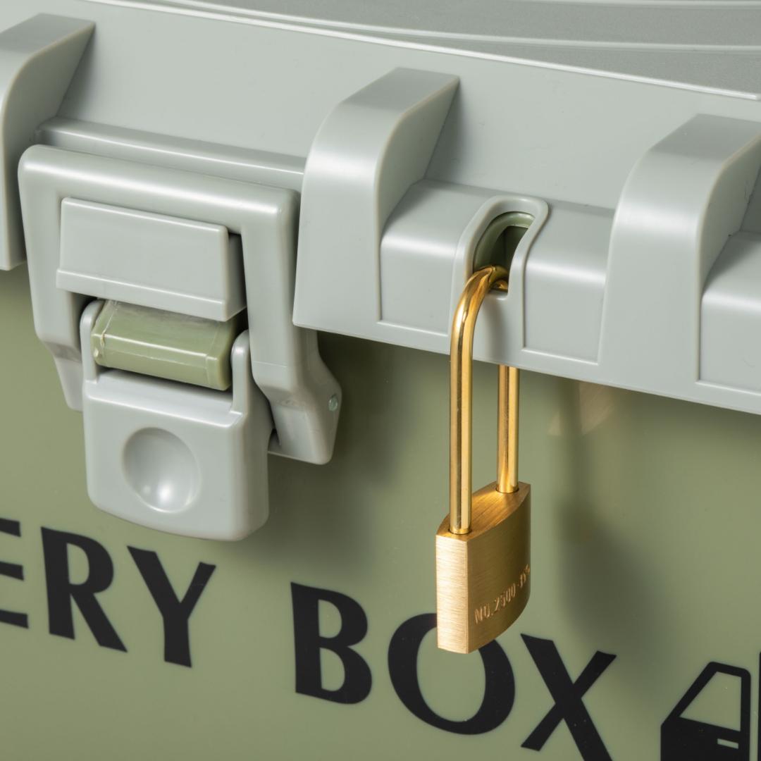 ２個セット 日本製 宅配ボックス&収納ボックス　玄関収納 カーキ