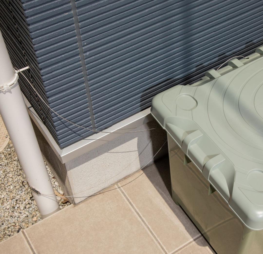 ２個セット 日本製 宅配ボックス&収納ボックス　玄関収納 カーキ