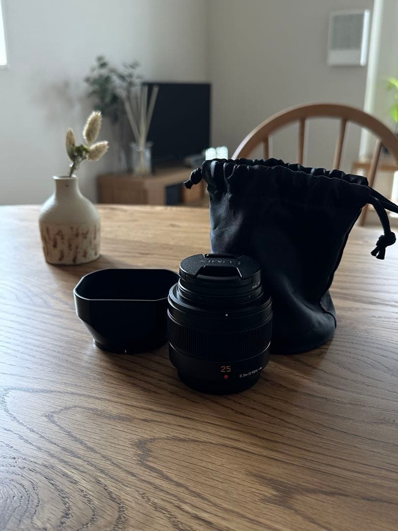 【美品】Panasonic LEICA 25mm単焦点レンズ