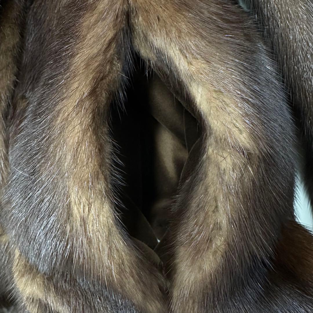 サガミンク　銀タグ　コート　ファーコート