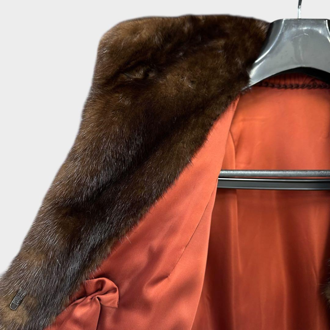 サガミンク　銀タグ　コート　ファーコート