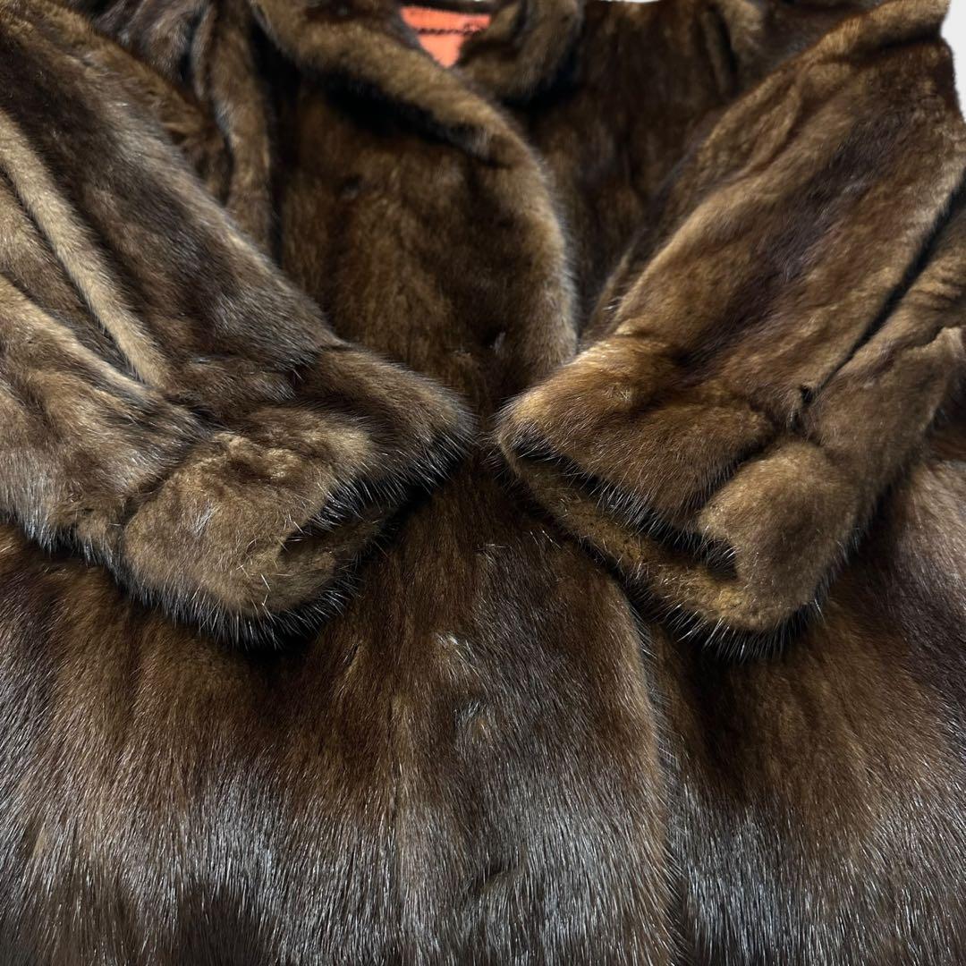 サガミンク　銀タグ　コート　ファーコート