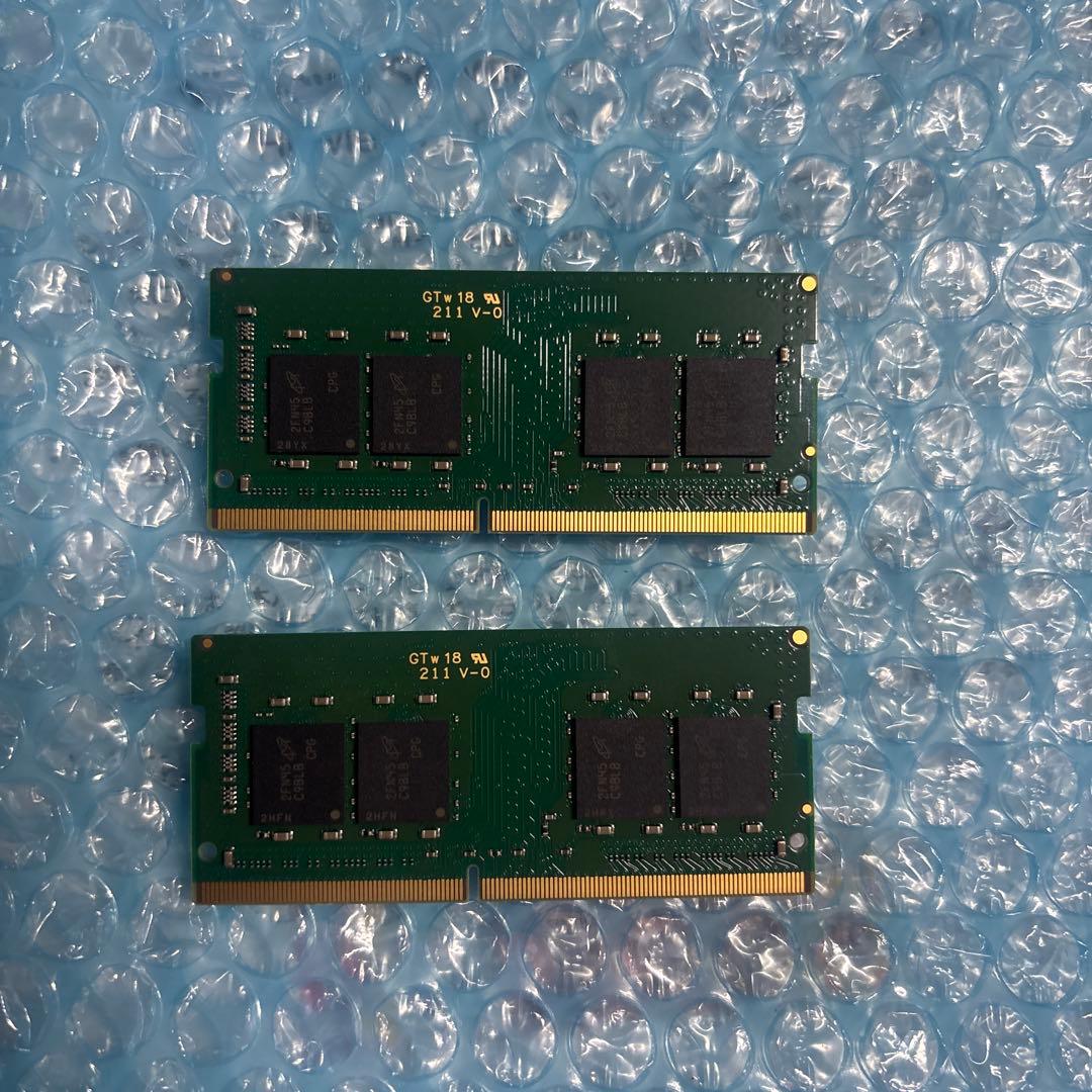 ③crucial DDR4-2666 SODIMM 8GB×2本