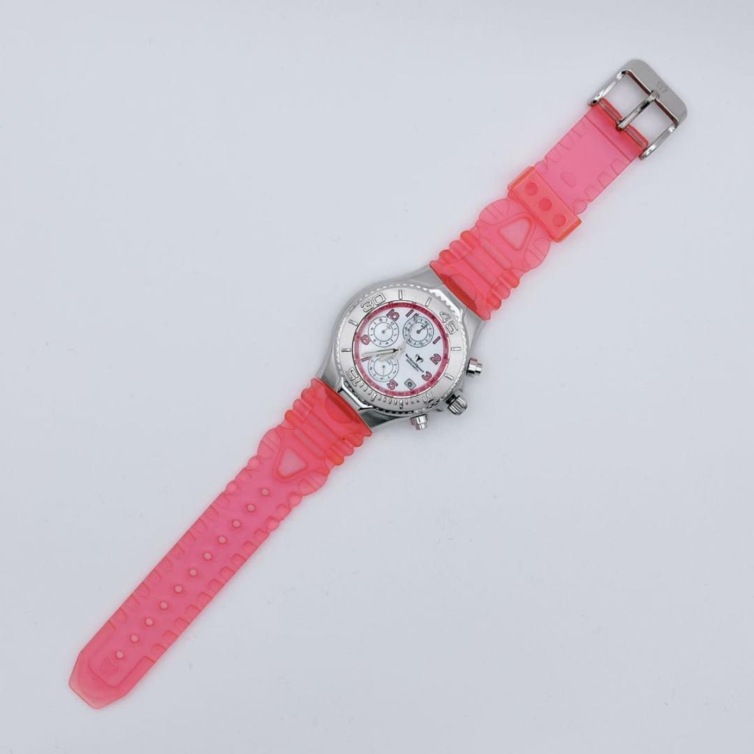 良品　TECHNOMARINE テクノマリーン　クロノグラフ　レディース　稼動