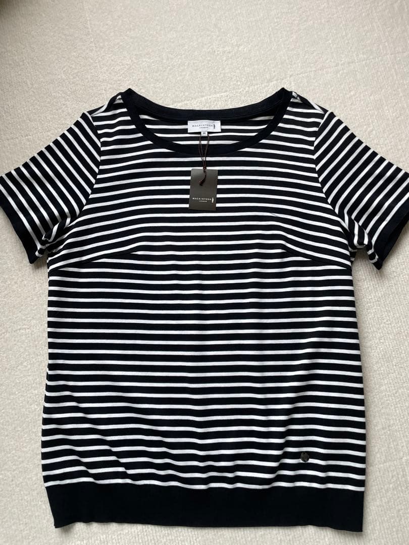 新品 MACKINTOSH LONDON 半袖カットソー コットン ボーダー柄