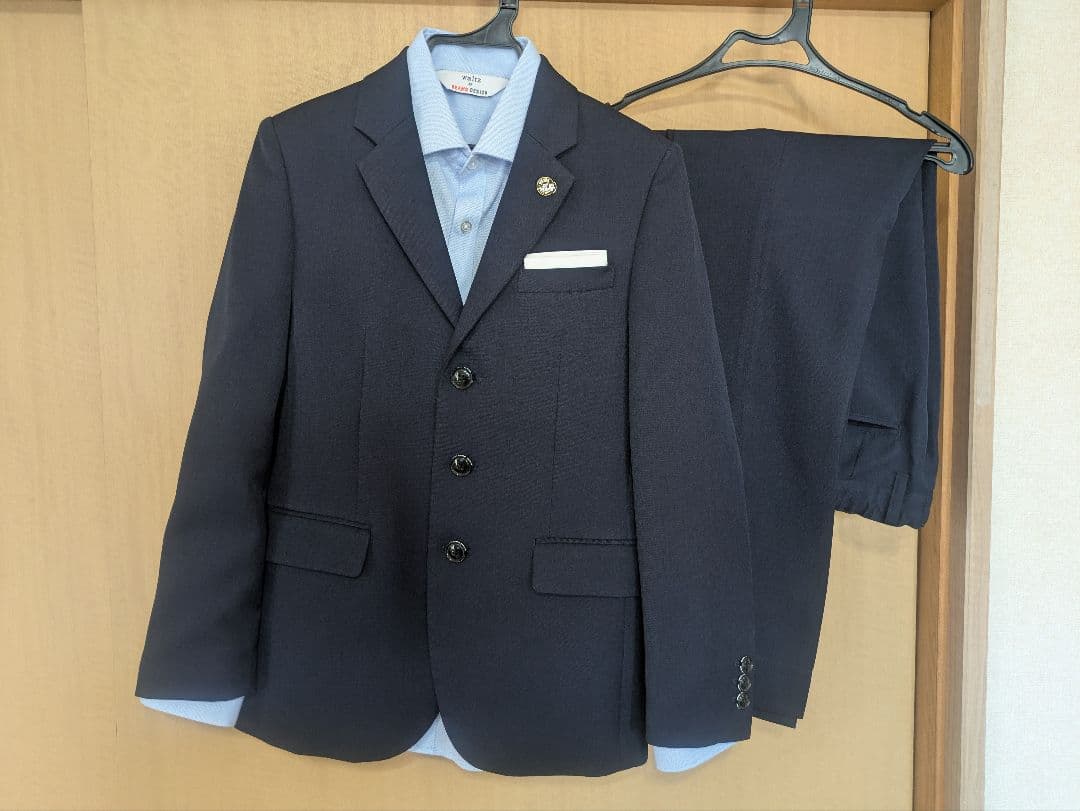 卒業式waltz by BEAMS DESIGN ネイビー スーツ150　男子