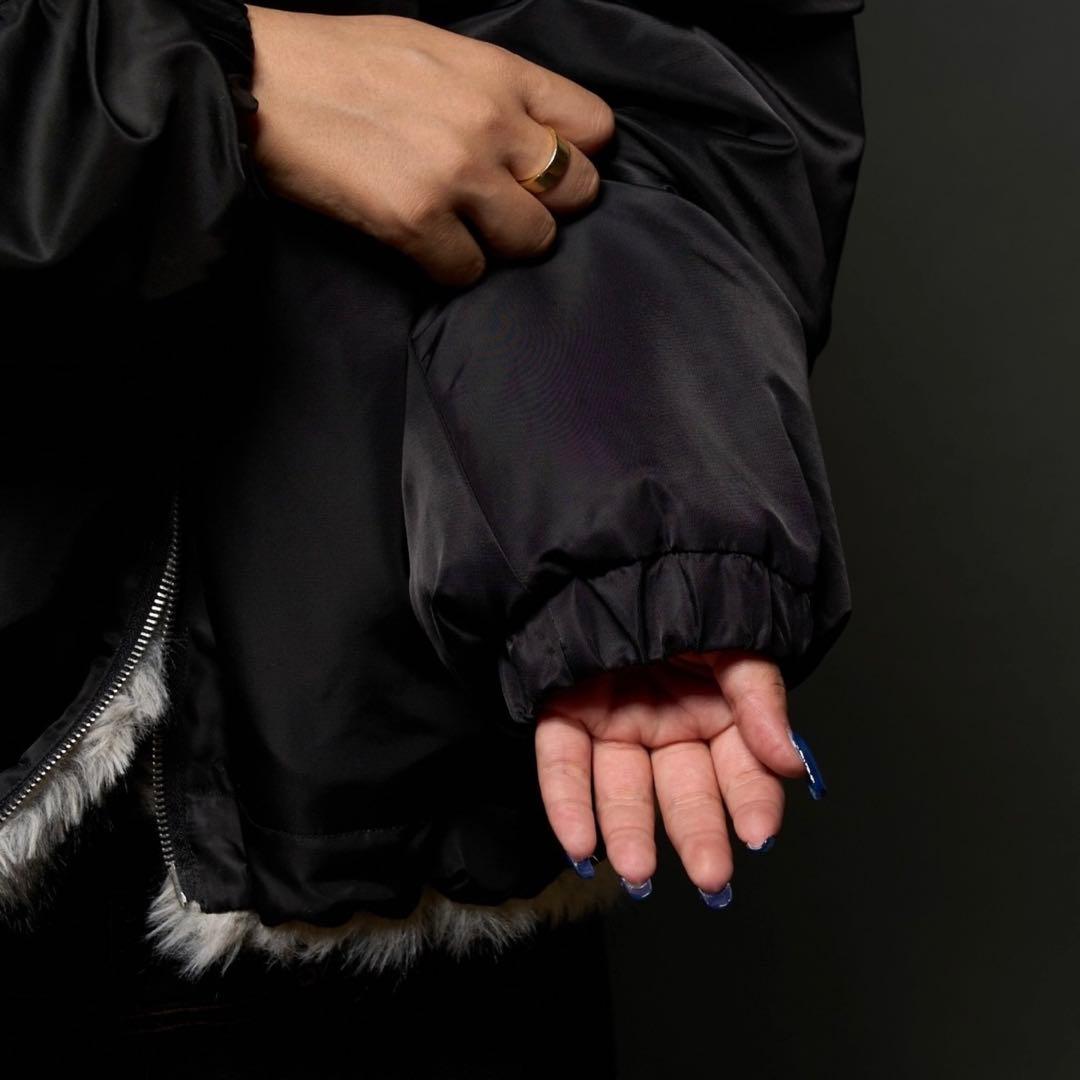 【ユニセックス】2way リバーシブルファーブルゾン