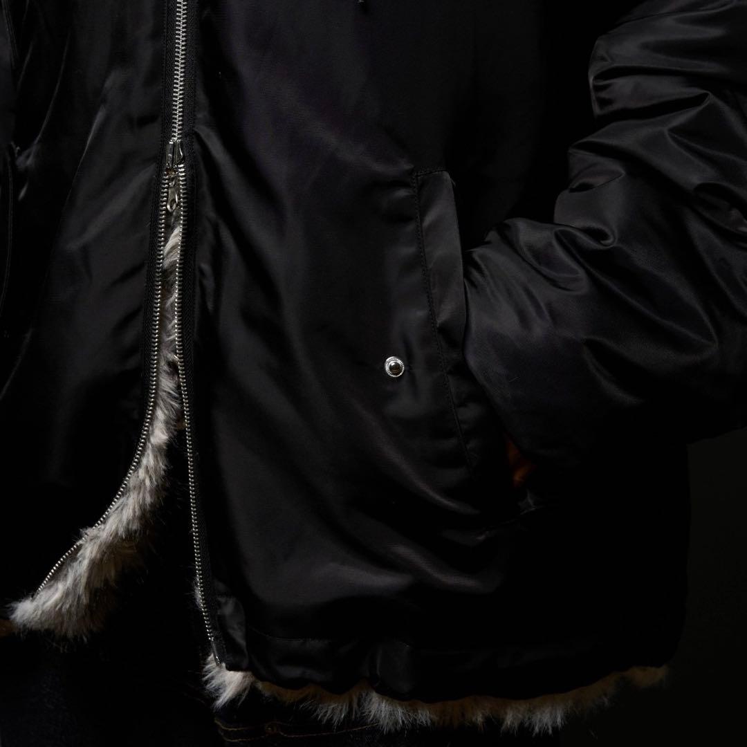 【ユニセックス】2way リバーシブルファーブルゾン