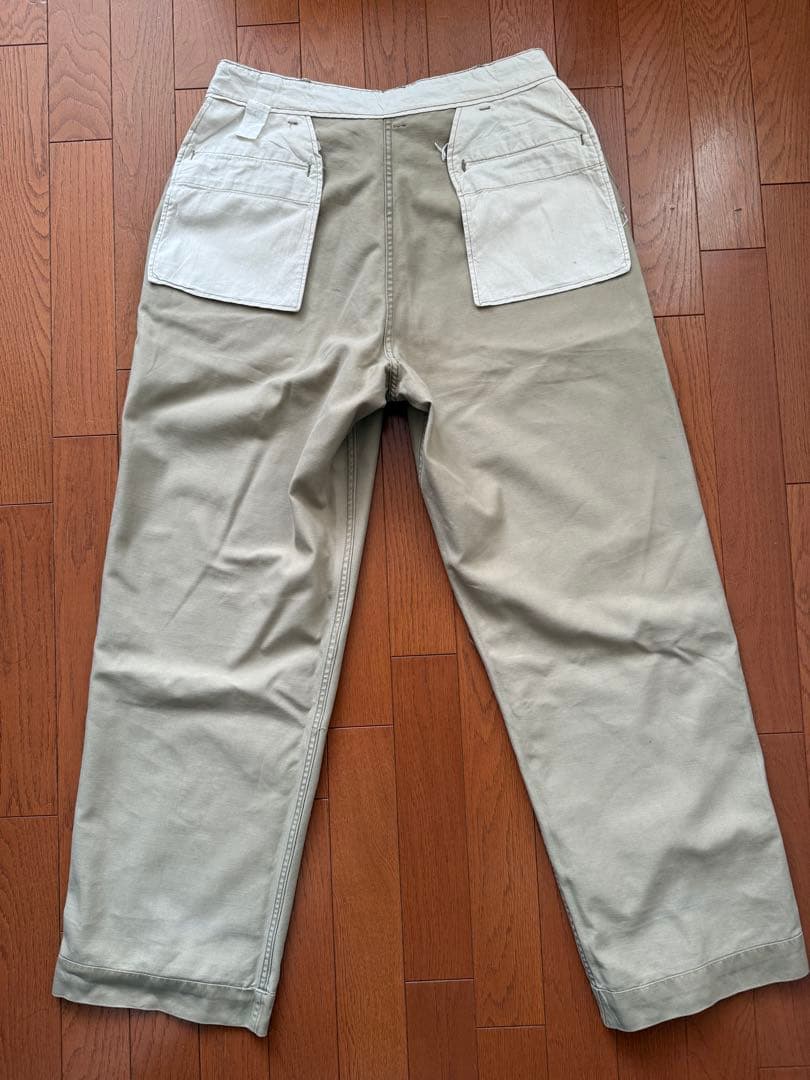 40s 当時物 M45 US ARMY 45カーキ チノ W34 L31