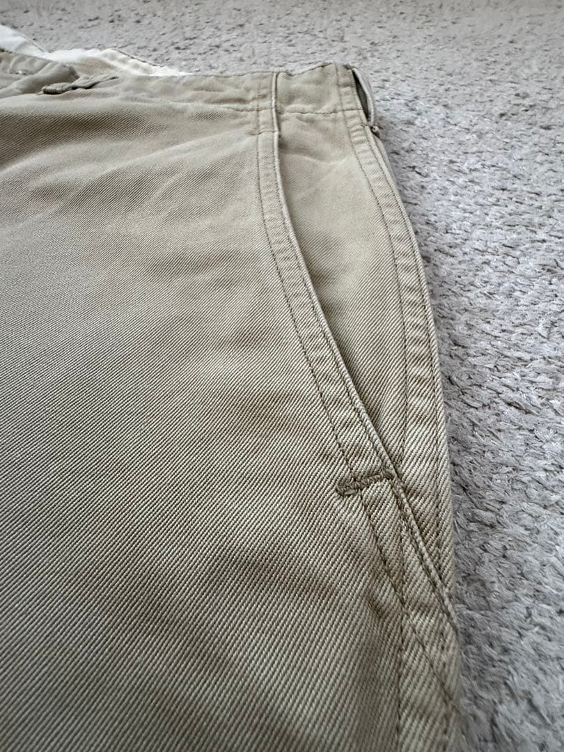 40s 当時物 M45 US ARMY 45カーキ チノ W34 L31