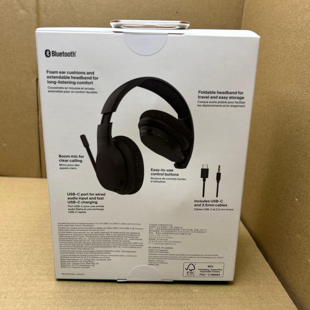 Belkin ベルキン SoundForm Adapt ワイヤレスヘッドセット