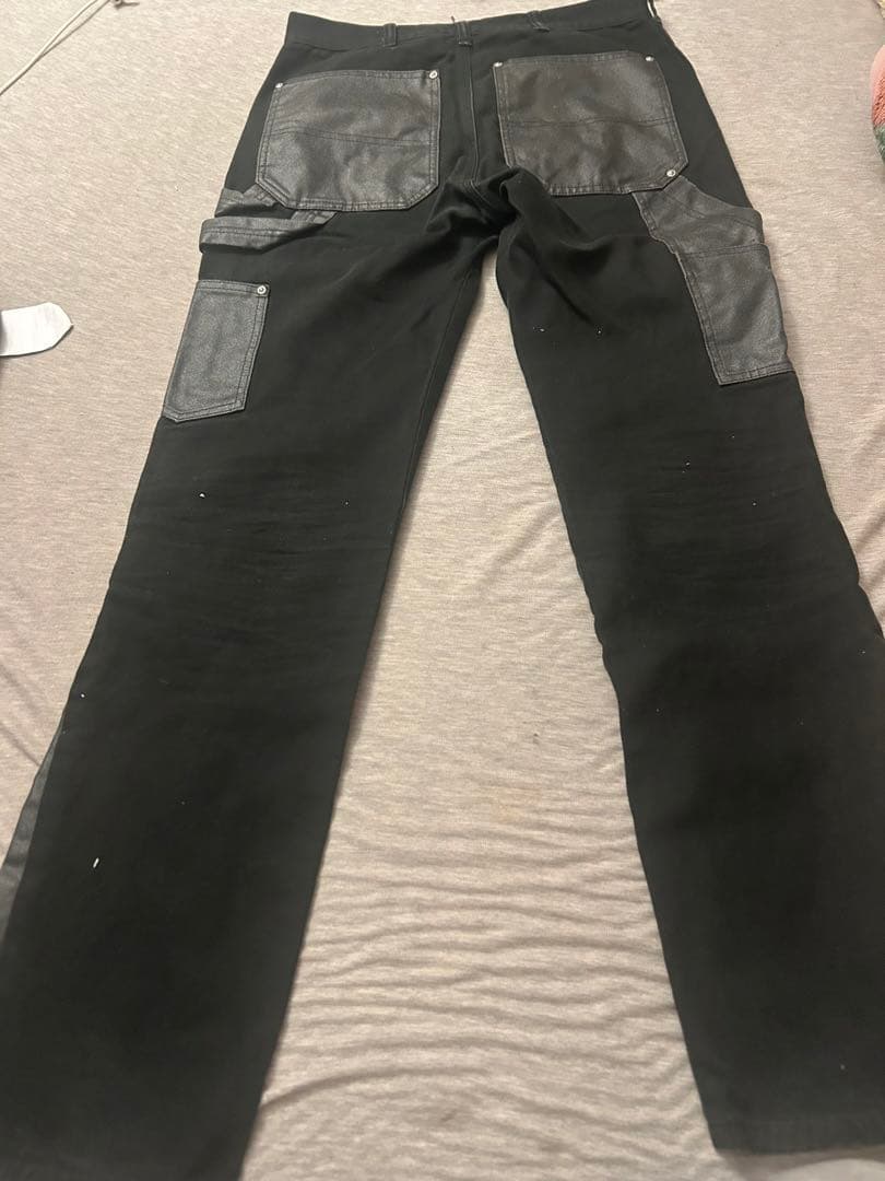 SKINS ブラックデニムワークパンツ サイズ3