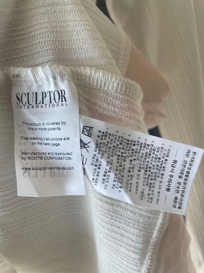 韓国sculptor Triple Lace Layered Tシャツ M