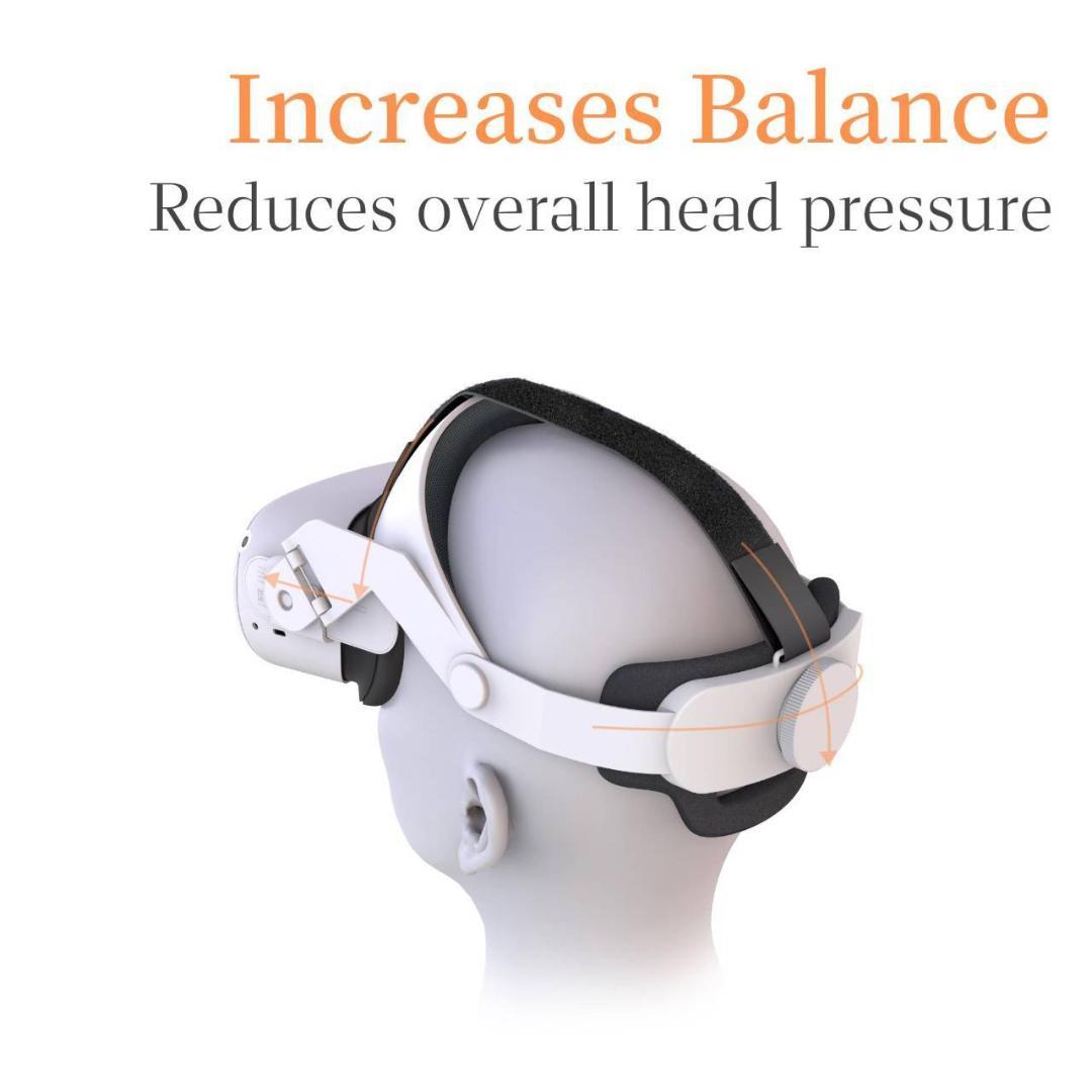 VRヘッドストラップで快適な装着感を実現