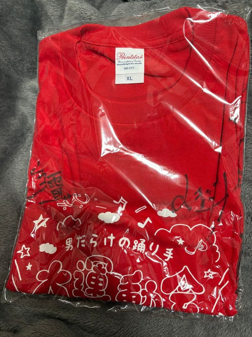 【値下げ中】踊り手大運動会 サイン入りTシャツ アナタシア SLH O-MENZ