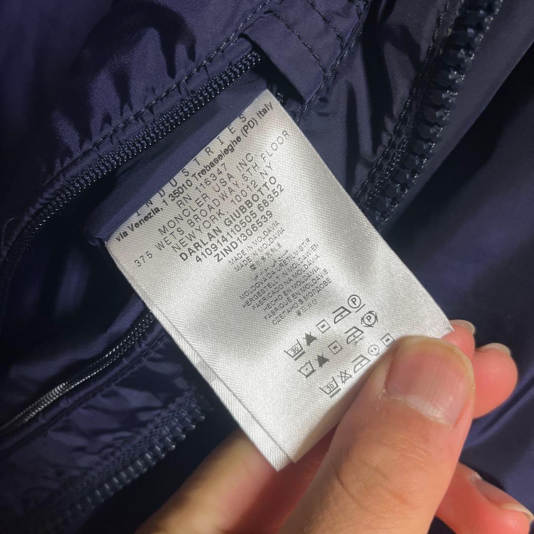 美品　MONCLER モンクレール　DARLAN GIUBBOTTO ネイビー2
