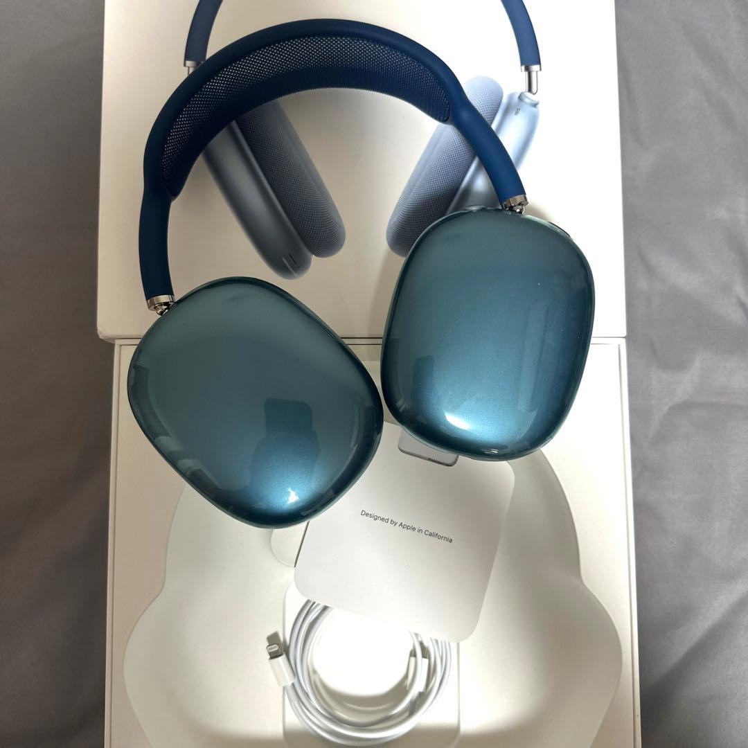 Apple AirPods Max ワイヤレスヘッドホン ブルー